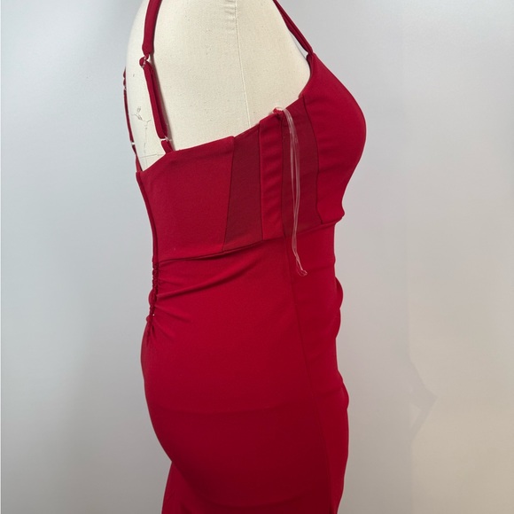 Juniors' Sweetheart-Neck Sleeveless Dress size XL Macy’s New with tags in Red - Picture 10 of 10